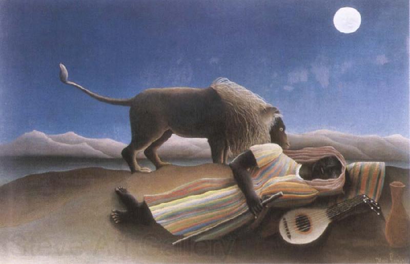 Henri Rousseau The Sleeping Gypsy Germany oil painting art